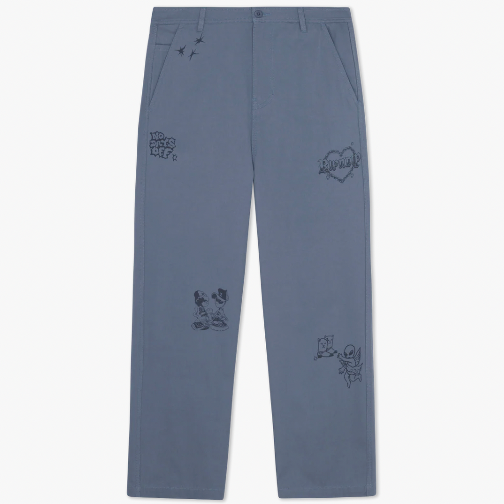 Westside Wide Fit Pants (Slate)