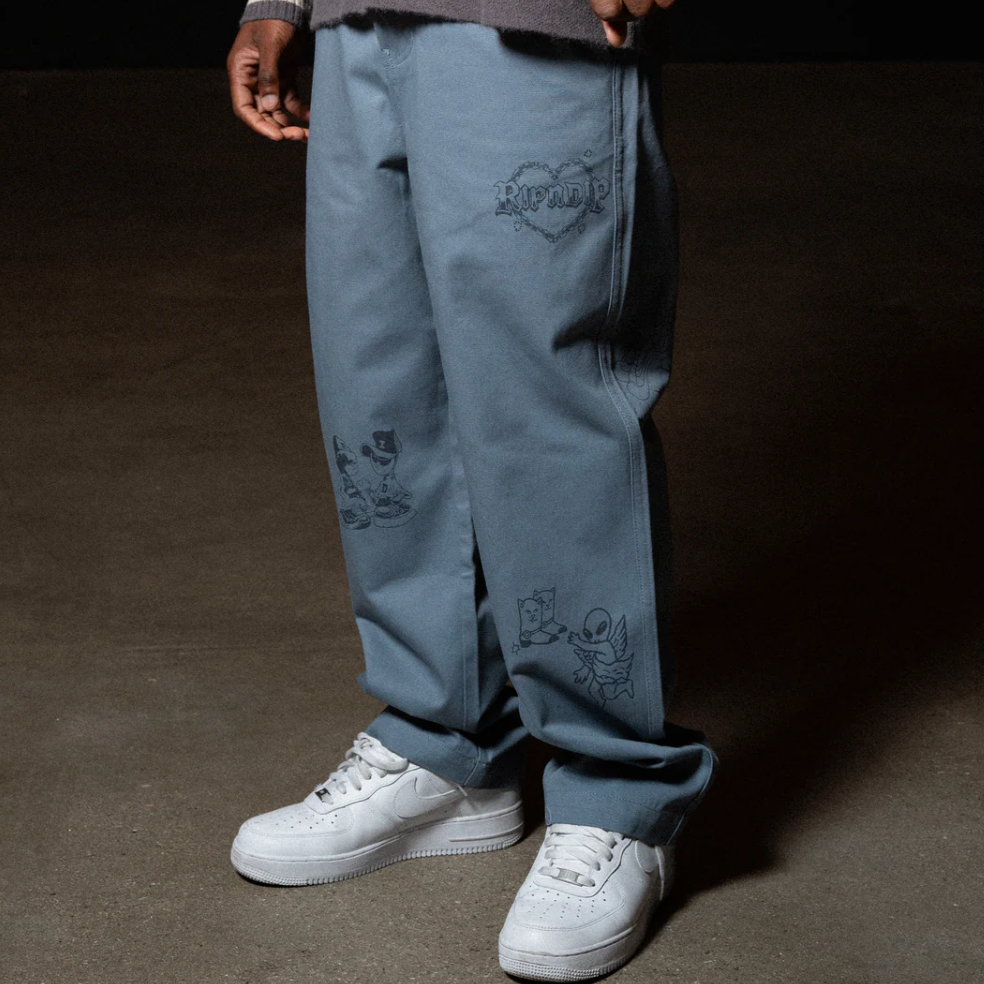 Westside Wide Fit Pants (Slate)