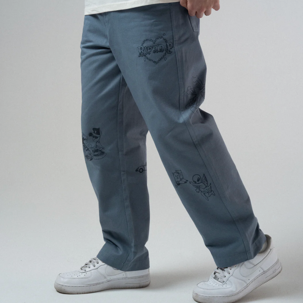 Westside Wide Fit Pants (Slate)