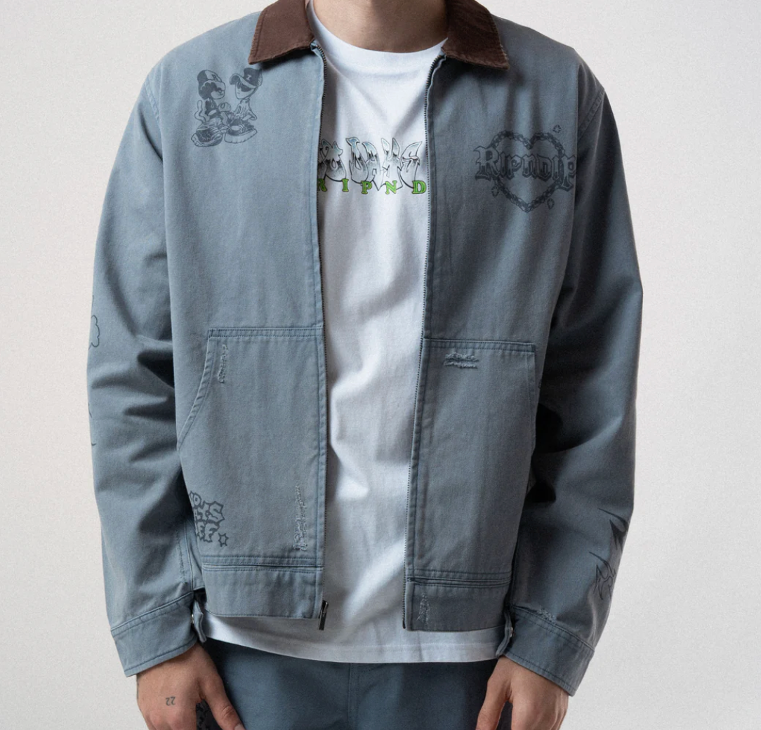 WESTSIDE DISTRESSED HOODIE - RIPNDIP