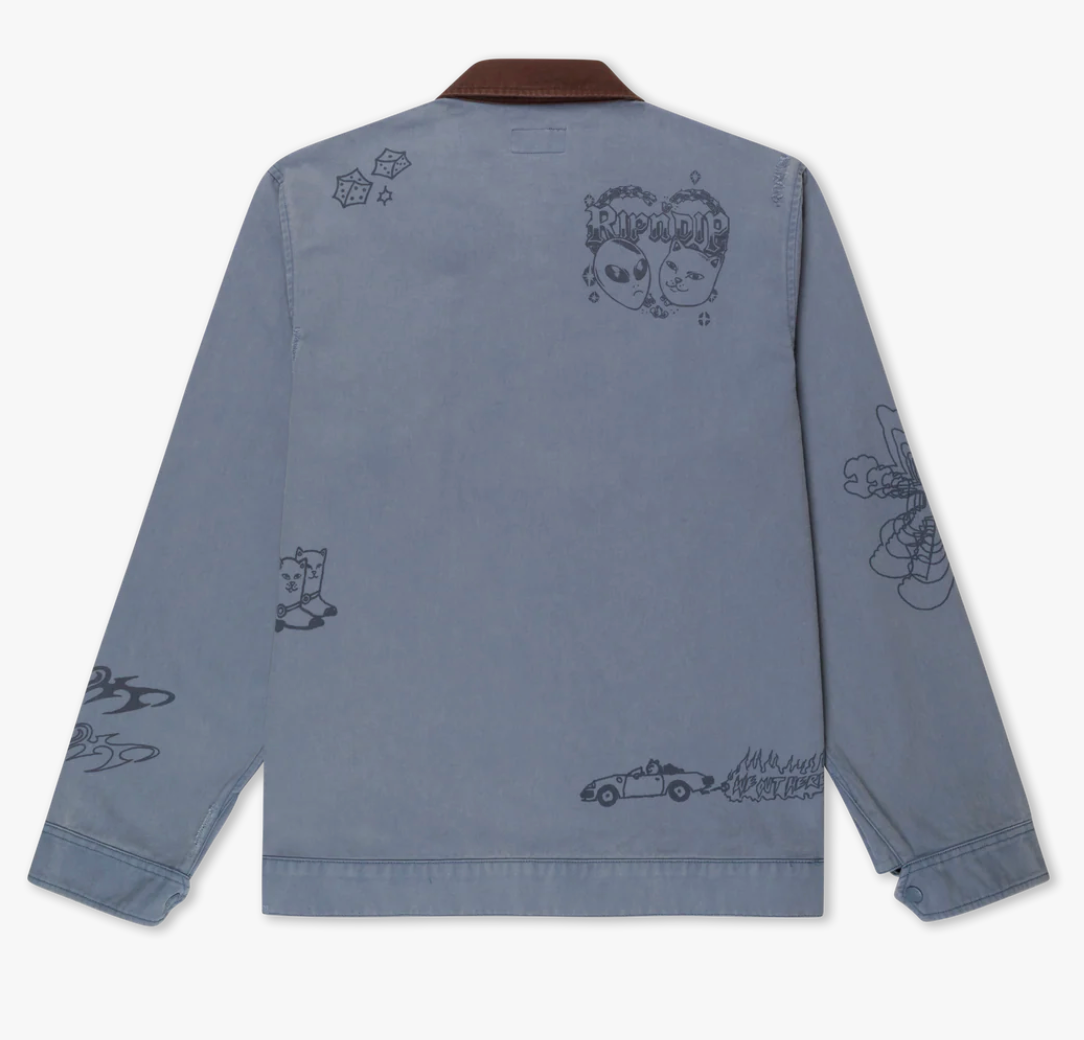 WESTSIDE DISTRESSED HOODIE - RIPNDIP