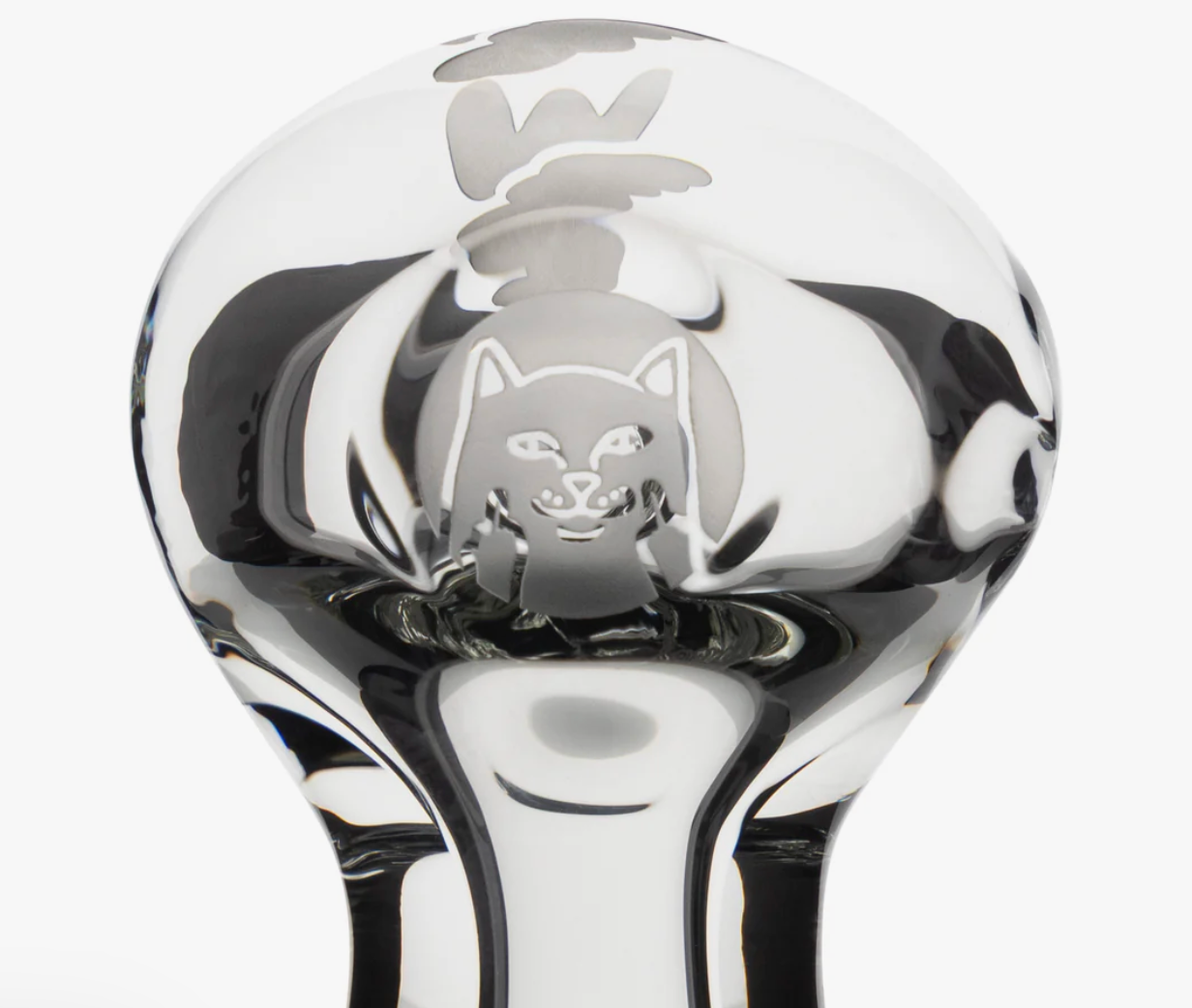 Whomp It x Ripndip Lord Nermal Spoon Pipe (Clear)
