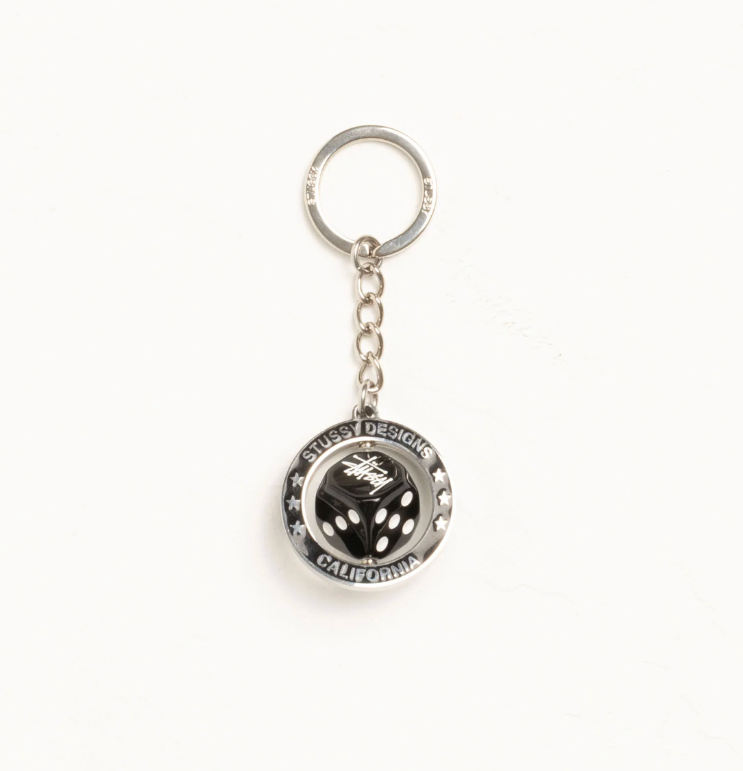 SPINNING DICE KEYCHAIN - STUSSY