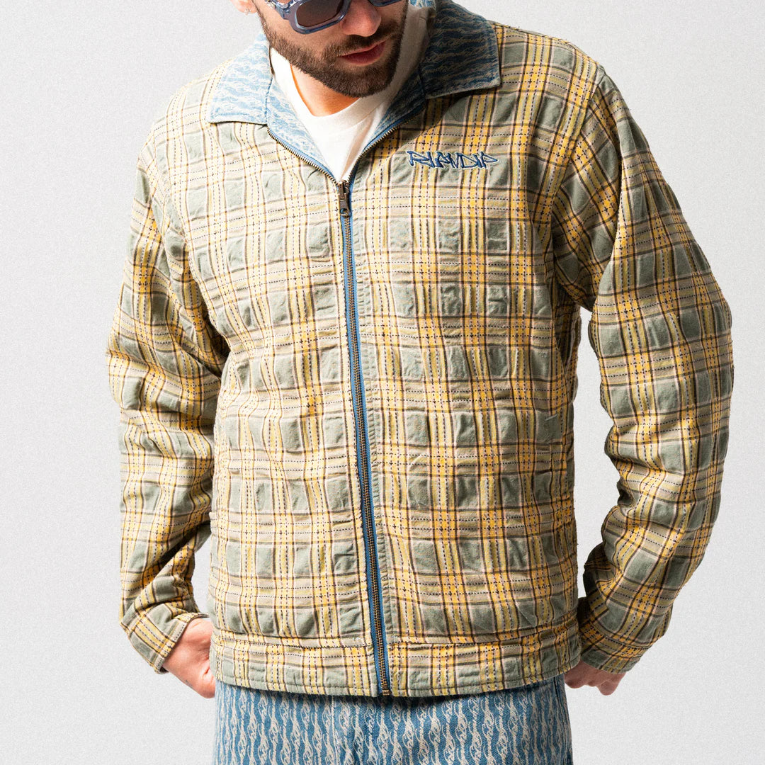 WESTERN ROADS REVERSIBLE WORK JACKET ( MEDIUM WASH )