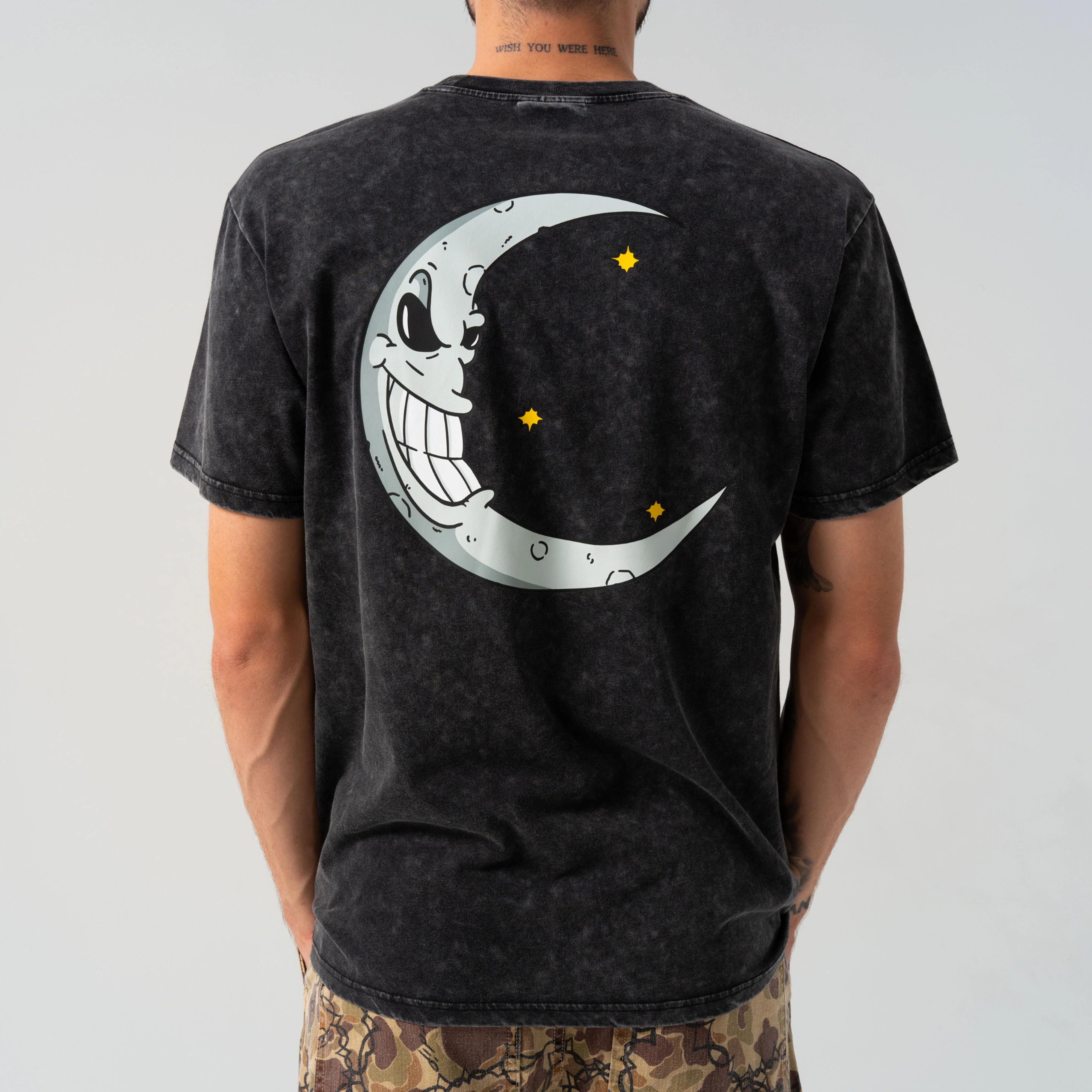 ORACLE TEE ( BLACK  WASH )