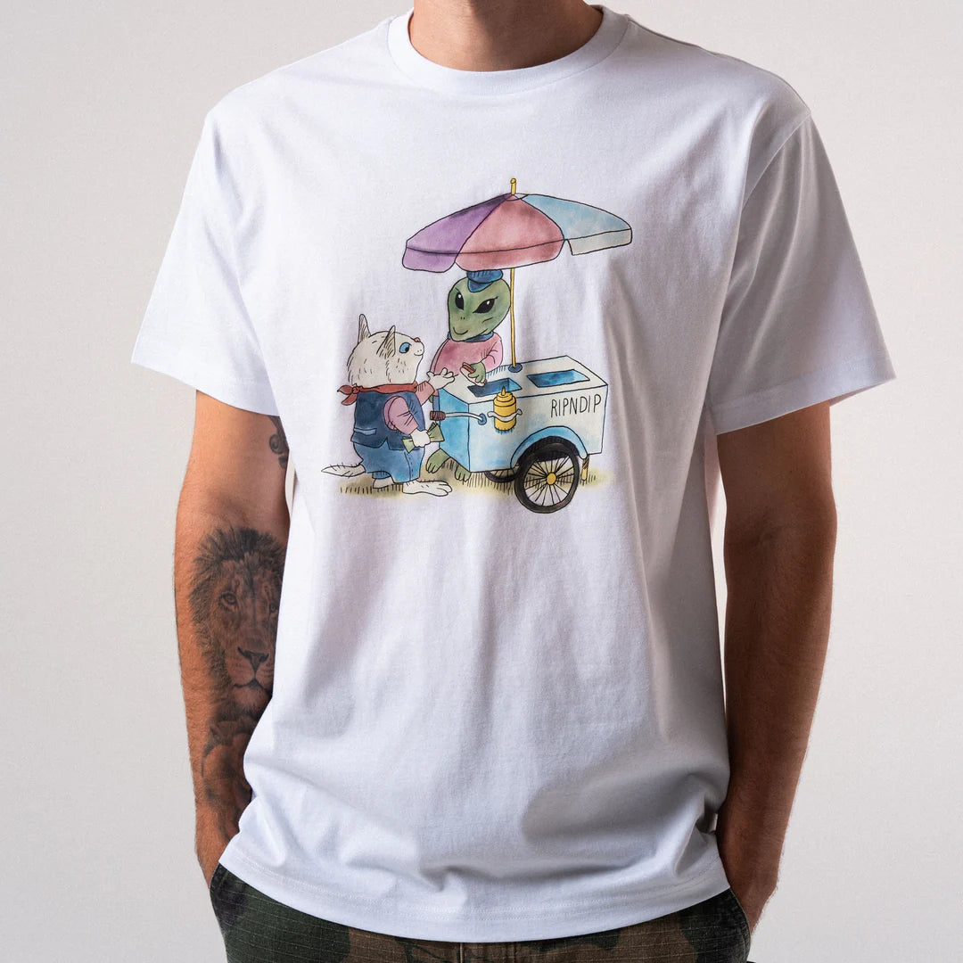 FLUFFY BABY TEE ( LIGHT LIME )