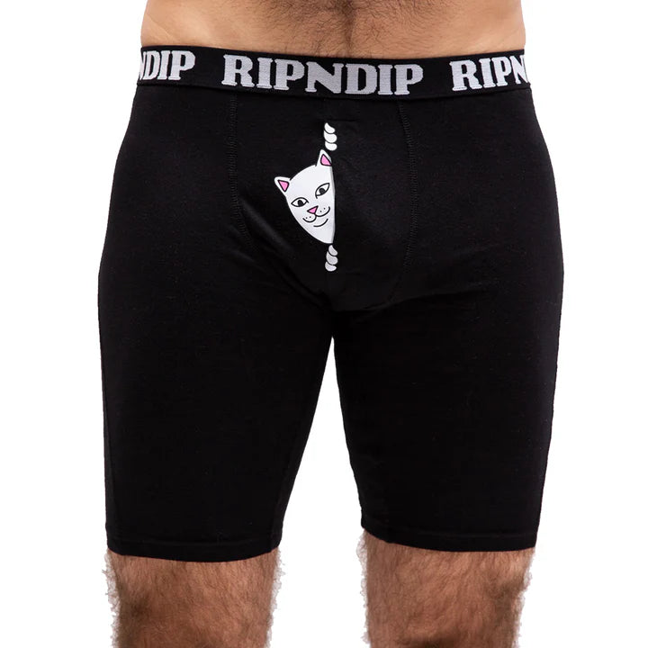 PEEK A NERMAL BOXERS ( BLACK )