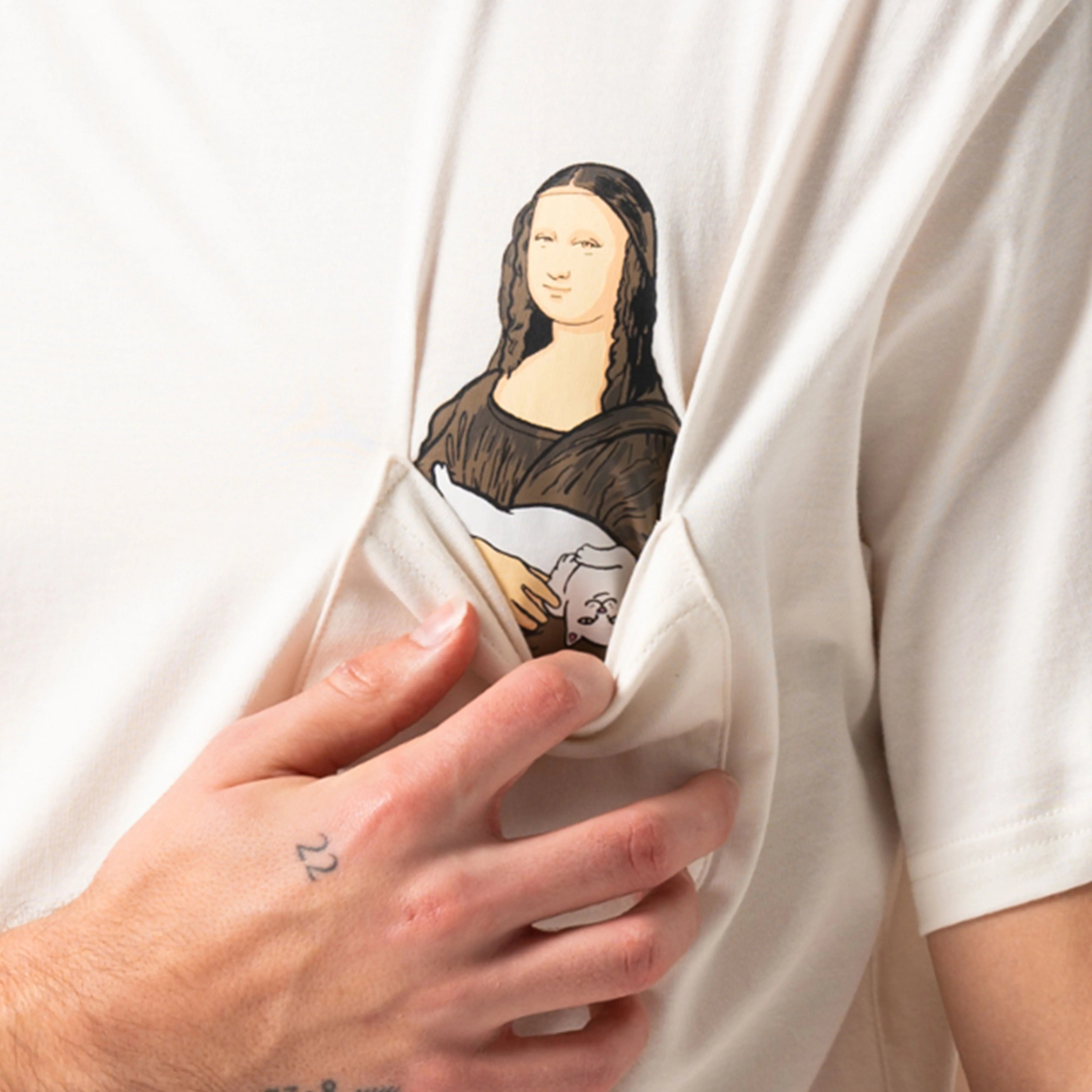 NERMALISA POCKET TEE ( BONE )
